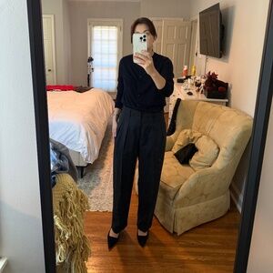 High-Rise Barrel-Leg Pant. New